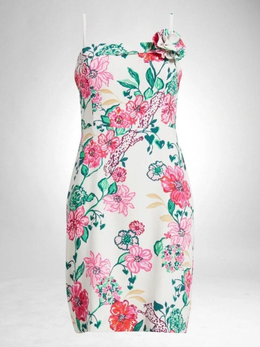 LILLY PULITZER NICKOLA Coconut Safari Sanctuary Dress - Picture 2 of 9